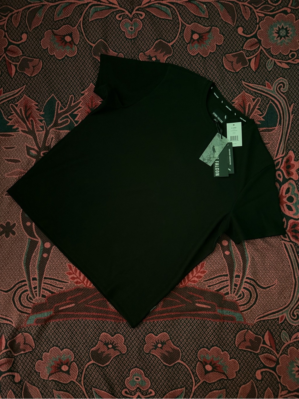 Men's Black Short-Sleeve Crewneck Tee by